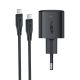 3. Acefast A118 30W GaN USB-C Wandladegerät mit USB-C-Kabel (1,2 m) – Schwarz