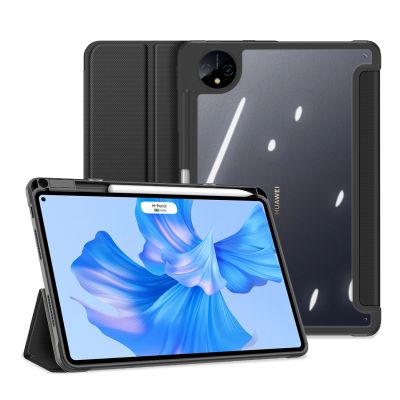 10. Dux Ducis Toby Hülle für Huawei MatePad Pro 11'' (2022) Cover mit S Pen Pen Smart Cover Ständer Schwarz