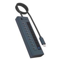ICY BOX IB-HUB1450-C31 10000 Mbit/s Anthrazit