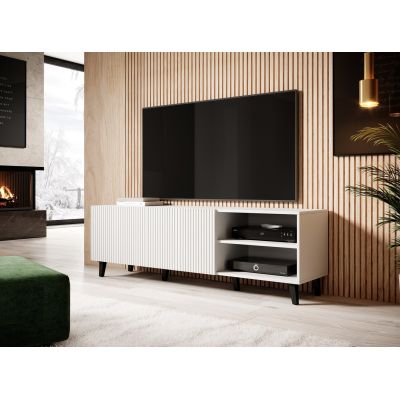 8. TV-Schrank PAFOS 150x40x52 weiß matt