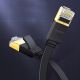 11. Ugreen Ethernet-Patchkabel U/FTP Cat. 7 10 Gbit/s flach 0,5 m schwarz (NW106)
