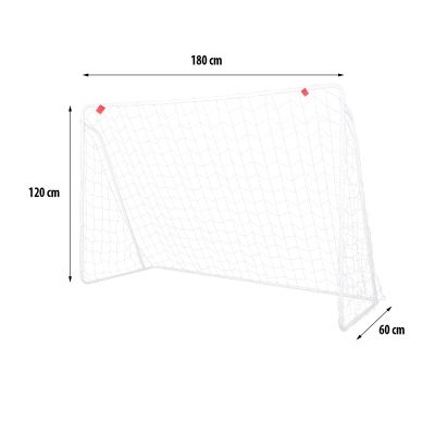 6. Tor mit Netz NILS BR8182 120x180x60 cm