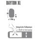 2. High Peak Dayton XL Matratze 197x70x10cm 41007