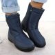 5. Damen-Flachstiefel mit Isolierung, marineblau, Potocki SU33310