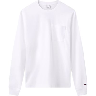 2. Champion LS Tee Herren-T-Shirt Weiß 222507 WW001