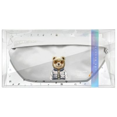 5. Nimmy Crossbody Cool&Cute 2.0 Bären-Umhängetasche - Grau