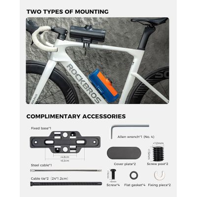 3. Rockbros Fahrradrahmentasche für Code 0,7l