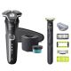 3. Philips Rasierer Serie 5000 S5898/79 Rotationsrasierer/Trimmer Chrom