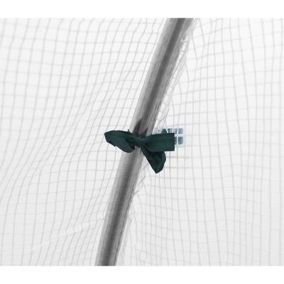 4. Gewächshaus-Gartentunnel 200x200x200CM PE-Konstruktion Weißer Stahl