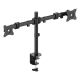 PureMounts PM-OFFICE-02 Monitorhalterung/Ständer 68,6 cm (27") Schreibtisch Schwarz