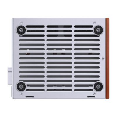 34. Jonsbo T6 Mini-Tower-PC-Gehäuse, Mini-ITX, gehärtetes Glas, Holz – Silber