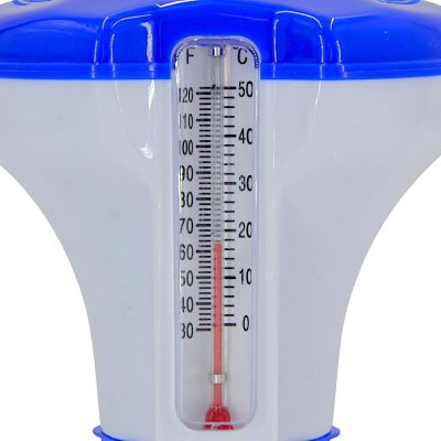 8. Thermometer mit Schwimmbadchemikalienspender 12 cm 290618
