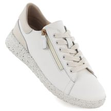 Beige Damen-Lederschuhe mit hohem Absatz, Modell Jezzi 138