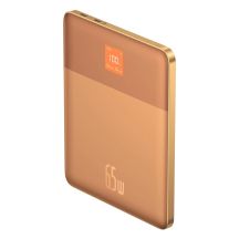 Baseus Blade2 12000mAh 65W Powerbank mit Digitalanzeige (mit Baseus Mini White Series USB-C - USB-C 100W (20V/5A) 50cm weißes Kabel) - Orange