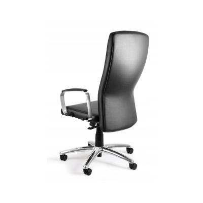 2. Adella C239 Bürostuhl, Naturleder, HL-4, schwarz