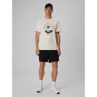 4. Herren-T-Shirt mit Aufdruck, regulär, Größe 4F 4FRSS26TTSHM4298-11S