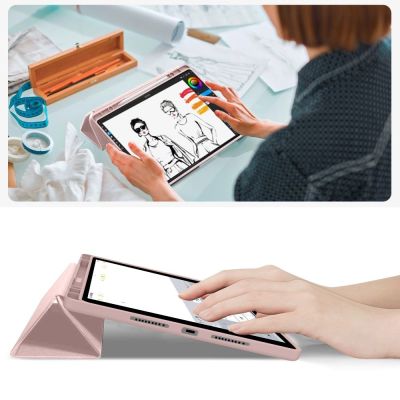 9. TechProtect SmartCase Stifthülle für Lenovo Idea Tab Plus 12.1 TB-361 – Pink
