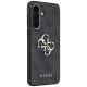 4. Guess Leder-Schutzhülle mit Metalllogo für Samsung Galaxy A37 5G – Schwarz