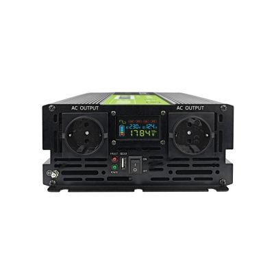 12. Green Cell LCD-Wechselrichter 12V/230V 2000W/4000W Reiner Sinus INVGC12P2000LCD