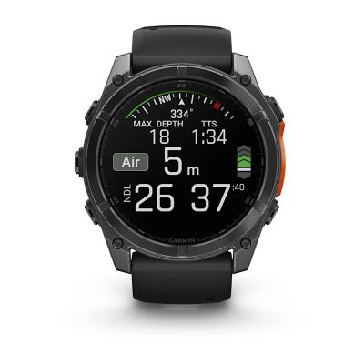 35. Garmin Fenix 8 51 mm schwarze Uhr
