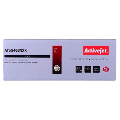 2. Activejet ATL-546BNXX Toner (ersetzt LEXMARK C546U1KG; Supreme; 8000 Seiten; schwarz)