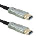 Qoltec 50474 HDMI-Kabel 30 m HDMI Typ A (Standard) Schwarz, Silber