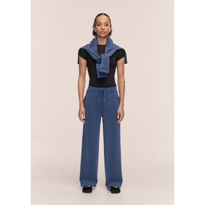 3. CASALL Damen-Jogginghose mit geradem Bein in Pfirsichfarbe, Marineblau