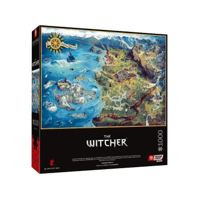 3. Puzzle Good Loot: The Witcher – Karte der Nördlichen Königreiche, 1000 Teile