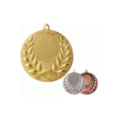 5. Goldmedaille mit Platz für ein 25-mm-Emblem – Stahlmedaille
