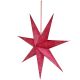 3. Dekorativer Papierstern 45 cm Rot