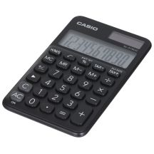 CASIO Taschenrechner SL-310UC-BK Schwarz, 10-stellige Digitalanzeige