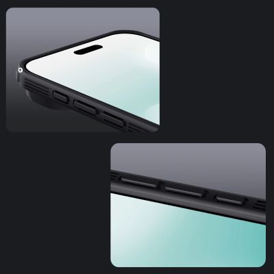 17. Nillkin CamShield Pro MagSafe-kompatible Hülle für iPhone 17 Air – Transparent Schwarz
