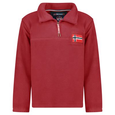 2. Herren-Fleecejacke Geographical Norway TEQUATEUR BURGUNDY DB MEN 233 (WZ6696H/GN-BURGUNDY)
