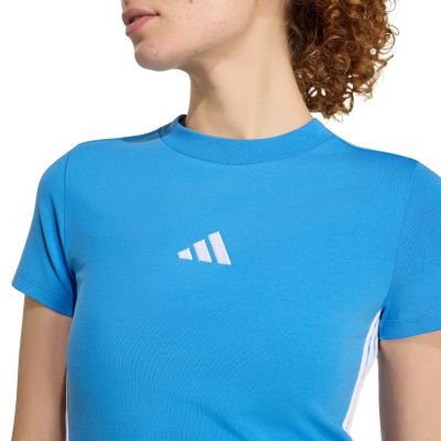 5. adidas Essentials 3-Streifen Slim Baby T-Shirt Hellblau KD2341
