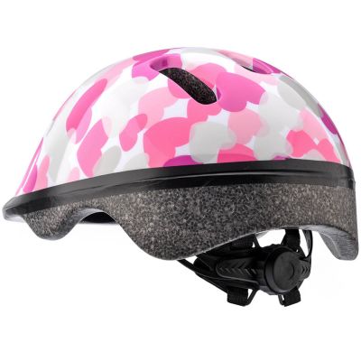 13. Meteor KS06 Hearts rosa Fahrradhelm Größe S 48-52cm Jr 24819