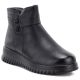 5. Bequeme Damen-Ankle-Boots mit Keilabsatz, schwarz, Potocki PT16396