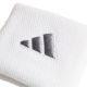 4. adidas Tennis Wristband Small Schweißbänder fürs Handgelenk, 2 Stück, Weiß, S KV9218