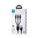 5. Joyroom Multi-Use Series S-A18 3in1 USB-A – Lightning /USB-C/Micro-USB-Kabel 0,3 m – Schwarz