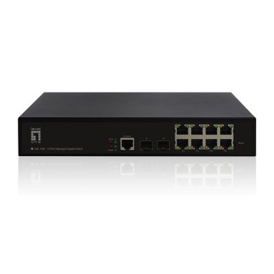 Managed Gigabit Switch L2 mit 10 Ports, 2x GE SFP, Hersteller: LEVELONE (GEL-1061V2)