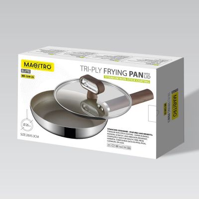 6. Bratpfanne mit Deckel TITANCORE 26 cm MR-1260-26 MAESTRO