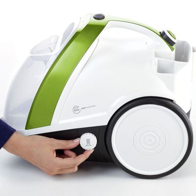 6. Polti Vaporetto Smart 110 Eco Dampfreiniger, Leistung 1500 W, Dampfdruck 4 bar, Wassertankkapazität 2 l, Weiß/Grün