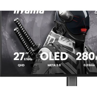 7. iiyama G-MASTER GOB2701QSC-B1 Computermonitor 68,6 cm (27") 2560 x 1440 px 2K Ultra HD OLED Schwarz
