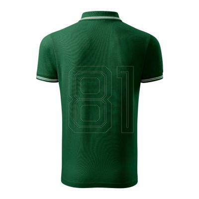 3. Malfini Urban M MLI-219D3 dunkelgrünes Poloshirt