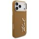 4. Karl Lagerfeld Karl Script Logo Case für iPhone 17 Pro Max - Braun