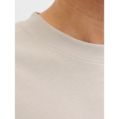4. Jack&Jones Herren-T-Shirt JJEBARRON TEE SS O-NECK NOOS 12298906 MOONBEAM