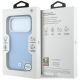 8. BMW Logo mit schrägen Prägebuchstaben, MagSafe-Hülle für iPhone 18 Pro Max / 17 Pro Max – Blau