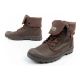 8. Palladium Herren-Sneaker, Baggy-Design, beschichtet, hoher Schaft, modisches Dunkelbraun