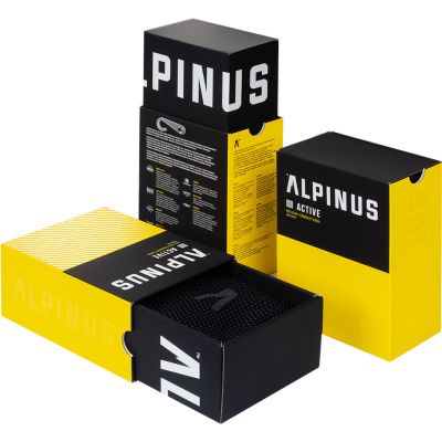 16. Alpinus Active Base Layer Thermoaktives T-Shirt Schwarz und Grau W GT43180