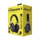 9. HATOR Hypergang 3 Kabelloses Headset mit kabellosem Kopfbügel, Gaming-Anschluss, USB Typ-C / USB Typ-A, Bluetooth, Schwarz