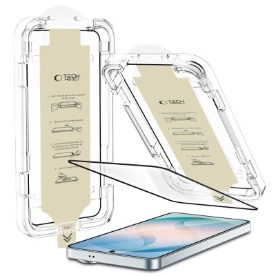 2. Tech-Protect Quick Set AR+ Antireflexionsglas für Samsung Galaxy S26 - Schwarz